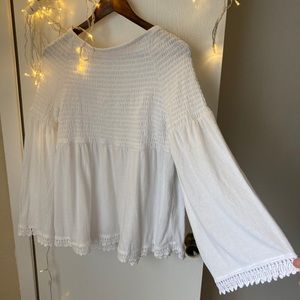 White Peasant Blouse